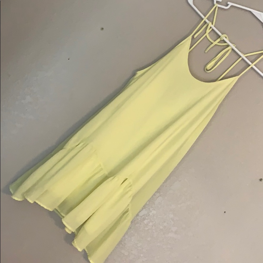 Lush neon babydoll dress